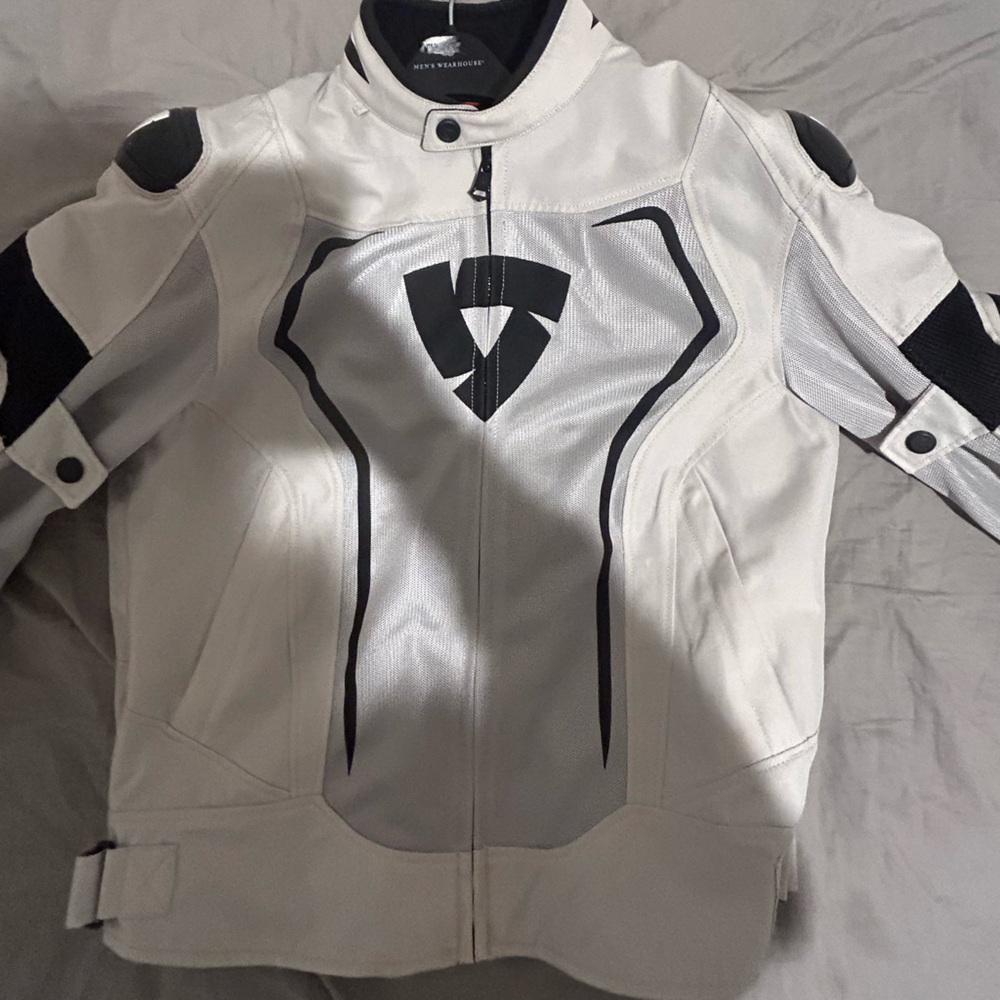 Rev’it Motorcycle Jacket Vertex Air RARE Silver